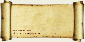 Tijana Perušinović vizit kartica